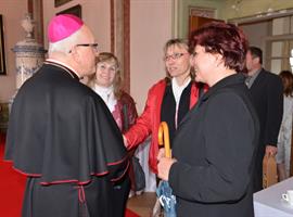 Setkání biskupa Jana Baxanta se starosty měst a obcí z litoměřické diecéze