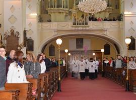 2017: 52. diecézní setkání mládeže v Litoměřicích, mše svatá