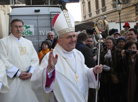 Litoměřický biskup slaví 14. výročí svěcení