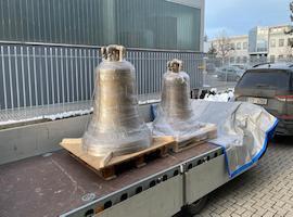 Do Mimoně dorazily nové zvony z Itálie
