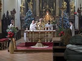 Štědrovečerní mše svatá s biskupem Janem Baxantem