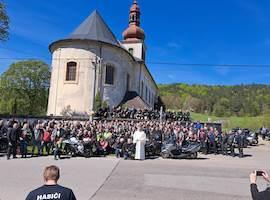 Motorkářská bohoslužba ve Zdislavě