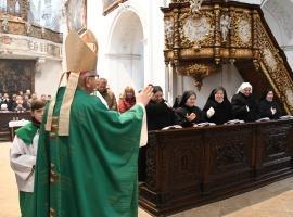 Mše svatá k 20. výročí obnovy řeholního života v Doksanech